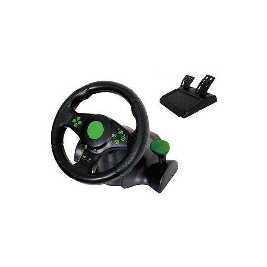 Kabalo Gaming Vibration Racing Steering Wheel (23cm) and Pedals for XBOX 360 PS3 PC USB