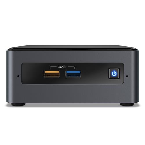 Intel NUC 7 Essential J4005 UCFF Intel Celeron J 4 GB DDR4-SDRAM 64 GB eMMC Windows 10 Mini PC Black