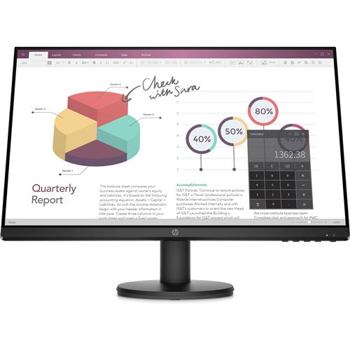 HP P24V G4 60.5 cm (23.8") 1920 x 1080 pixels Full HD Black