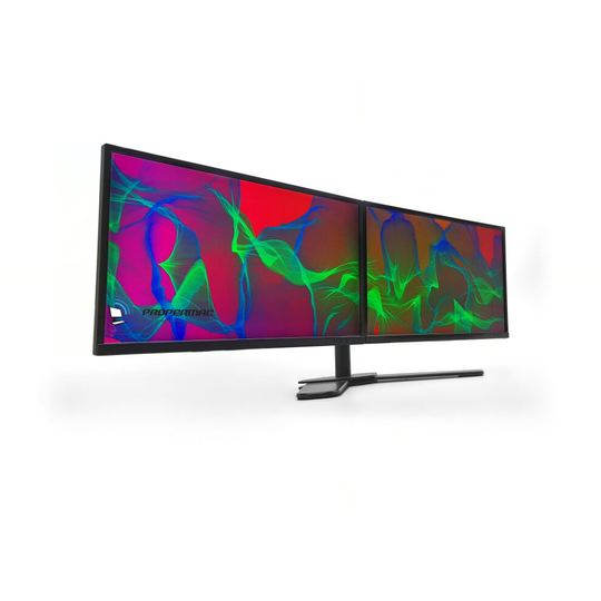 Dual Monitor Bundle 44" (2x22") Full HD DVI VGA New Dual Stand