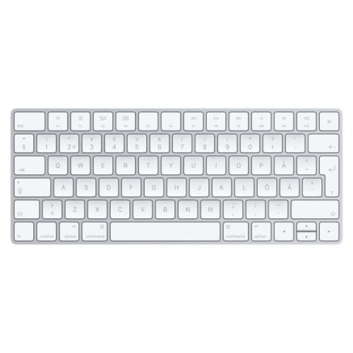 Apple Magic keyboard Bluetooth QWERTY Swedish Silver White