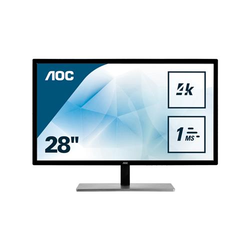 AOC Value-line U2879VF computer monitor 71.1 cm (28") 3840 x 2160 pixels 4K Ultra HD LCD Black