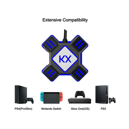 KX Mouse Keyboard Type-C Converter Adapter For Switch Xbox PS4 Game Gamepad
