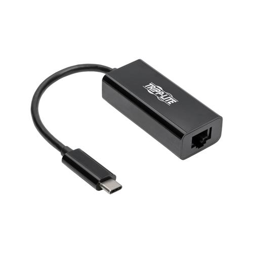 Tripp Lite U436-06N-GB USB-C to Gigabit Network Adapter with Thunderbolt 3 Compatibility - Black