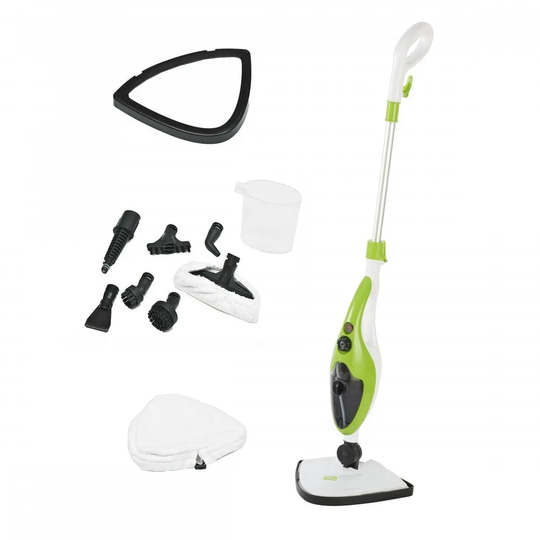 Neo Stm-mop-grn 10-in-1 1500W Hot Steam Mop Cleaner And Hand Steamer - Green