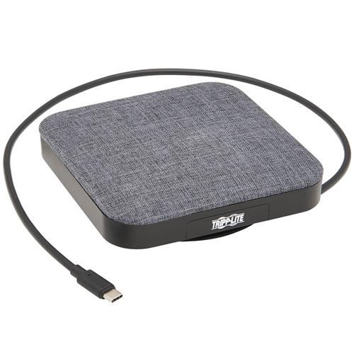 Tripp Lite U442-DOCK17-GY USB-C Dock with Optional Internal Hard Drive 4K HDMI USB 3.2 (5G) USB-A/USB-C Hub SATA III 100W PD Charging Gray