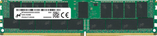 Micron - DDR4 - Module - 32 GB - DIMM 288-pin - 3200 MHz / PC4-25600 - Registered