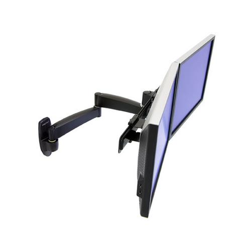 Ergotron 200 Series Dual Monitor Arm 55.9 cm (22") Black