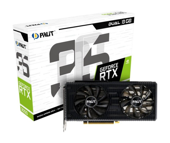 Palit GeForce RTX 3050 8GB DUAL Graphics Card