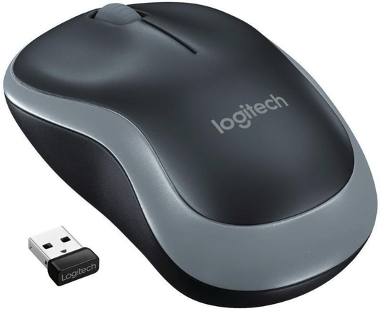 Logitech M185 Wireless Mouse Grey