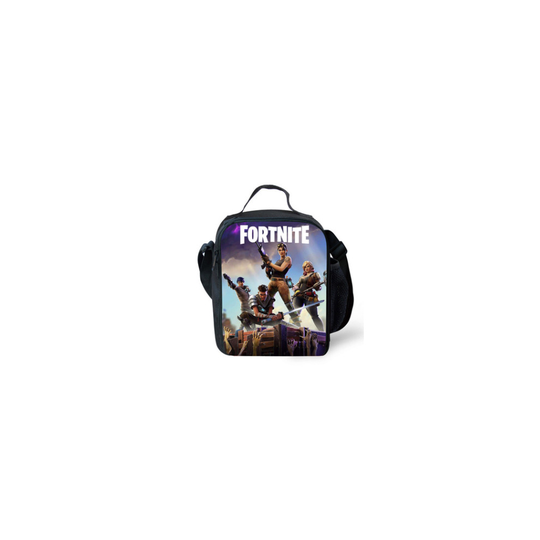 (12) FORTNITE portable insulated lunch bag picnic insulated lunch bag school outdoor travel