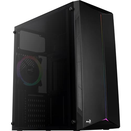 Aerocool Split Tempered Glass Black