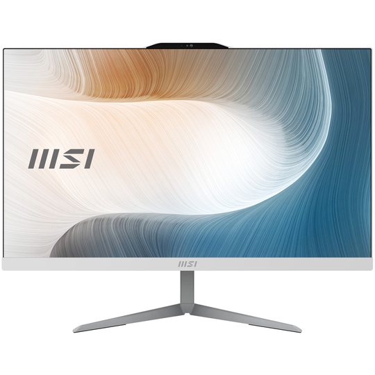 MSI Modern AM242 Intel Pentium 4GB 128GB Windows 11 Pro All-In-One PC - White