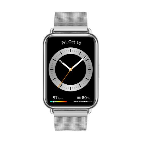 Huawei WATCH Fit 2 Elegant 4.42 cm (1.74") 33 mm AMOLED Silver GPS (satellite)