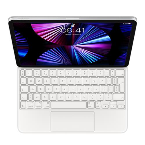 Apple Magic Keyboard for iPad Pro 11-inch (3rd Gen) and iPad Air (4th Gen) - British English - White