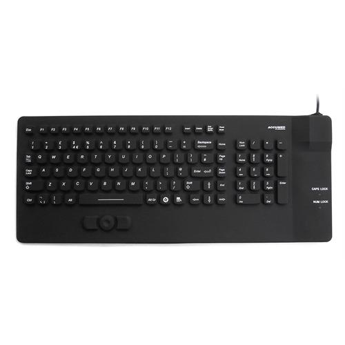 Accuratus KYBNA-SIL-COMCBK USB QWERTY English Black keyboard
