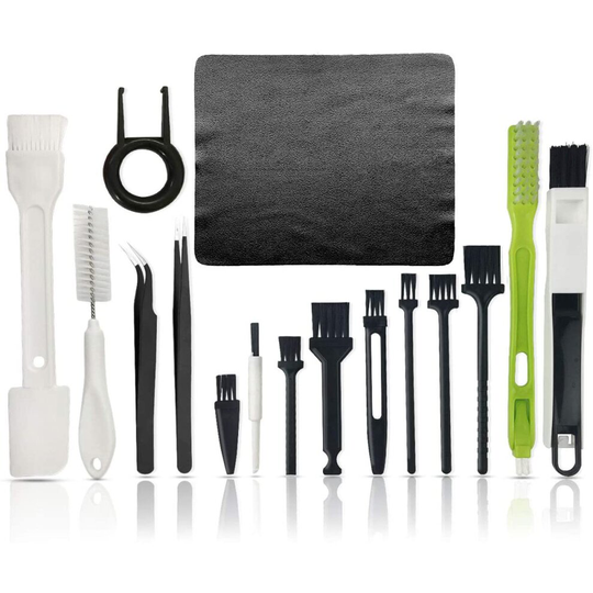 Keyboard Cleaning Brush,PC Cleaning Kit,Plastic Anti Static Brush Laptop Keyboard PC Cleaning Kit Computer Electronic Equipment Cleaner Tool Set