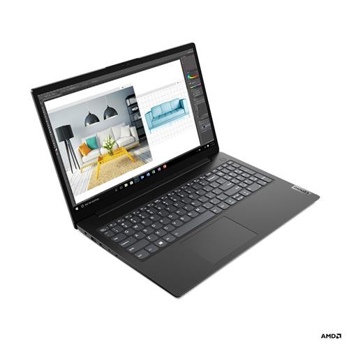 Lenovo V V15 5700U Notebook 39.6 cm (15.6") Full HD AMD Ryzen 7 8 GB DDR4-SDRAM 256 GB SSD Wi-Fi 5 (802.11ac) Windows 10 Pro Black