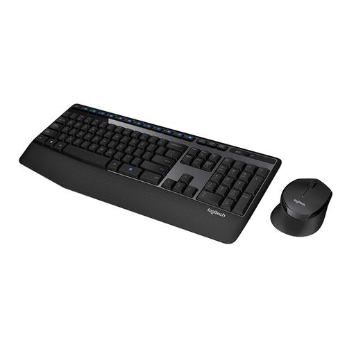 Logitech Wireless Combo MK345 keyboard RF Wireless Nordic Black