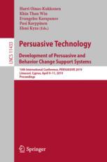 Persuasive Technology: Development of Persuasive and Behavior Change Support Systems