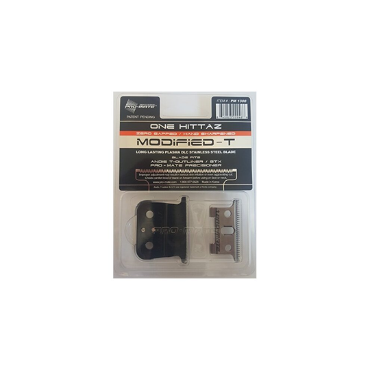 Andis T-Outliner & GTX Replacement One Hittaz Zero Gap Modified T Blades (Extra Thin & Sharp) By Pro-Mate
