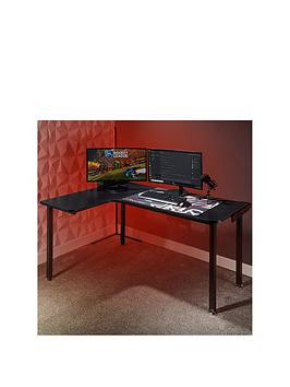X Rocker Panther Carbon Xl Corner (Left) Esports Gaming Desk