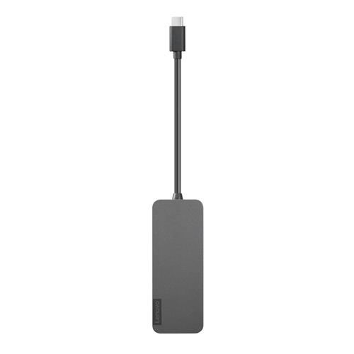 Lenovo 4X90X21427 interface hub USB 3.2 Gen 2 (3.1 Gen 2) Type-C 20000 Mbit/s Gray
