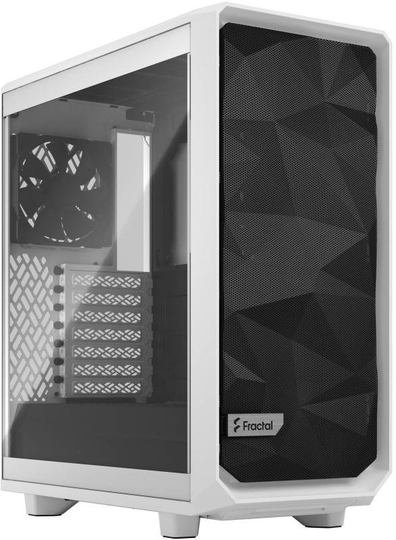 Fractal Design Meshify 2 Compact White TG - Clear Tint