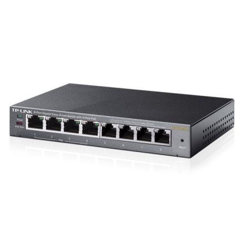 TP-Link TL-SG108PE network switch Unmanaged L2 Gigabit Ethernet (10/100/1000) Power over Ethernet (PoE) Black