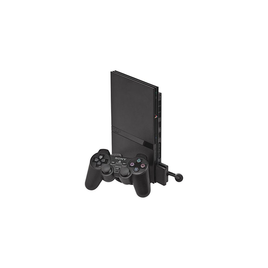 Sony PS2 Slimline Console (Black) (PS2)
