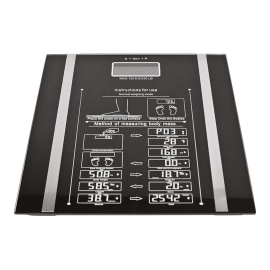 Bauer 92060 Digital Body Fat Analyser / Max 150KG Weighing Scale with Memory