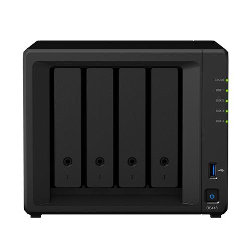 Synology DiskStation DS418 RTD1296 Ethernet LAN Mini Tower Black NAS