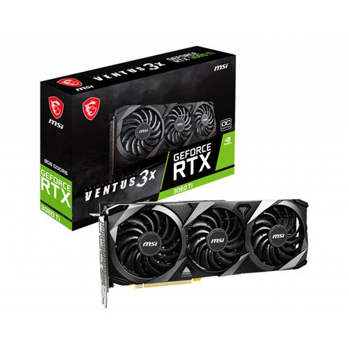 MSI RTX 3060 TI VENTUS 3X 8G OC LHR graphics card NVIDIA GeForce RTX 3060 Ti 8 GB GDDR6