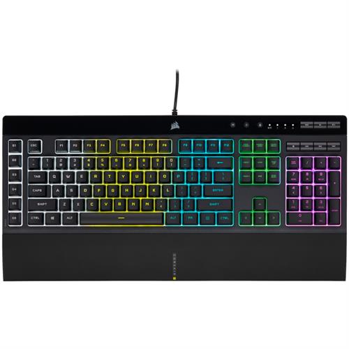 Corsair K55 RGB PRO keyboard USB QWERTY UK English Black