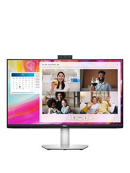 Dell S2722Dz 27In Qhd Ips 4Ms 75Hz Amd Freesync Built-In Camera Mic And Speakers Usb-C Monitor (3 Year Warranty)