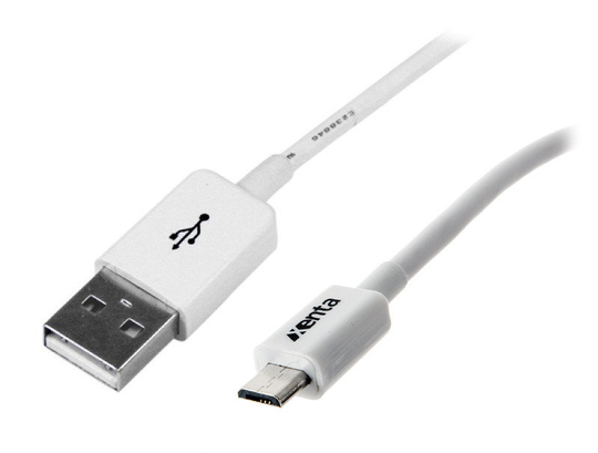 Xenta Micro USB to USB White 4M Cable