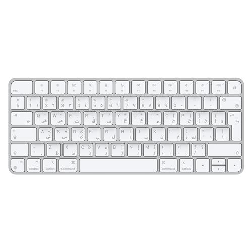 Apple Magic keyboard USB + Bluetooth Arabic Aluminium White