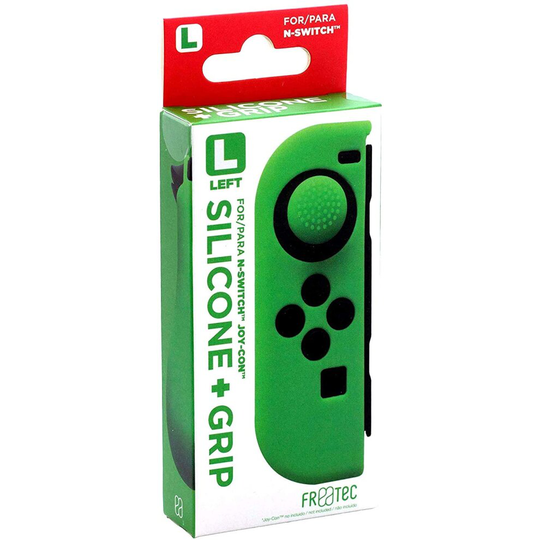 Switch Joy Con Silicone Skin + Grip - Left - Green