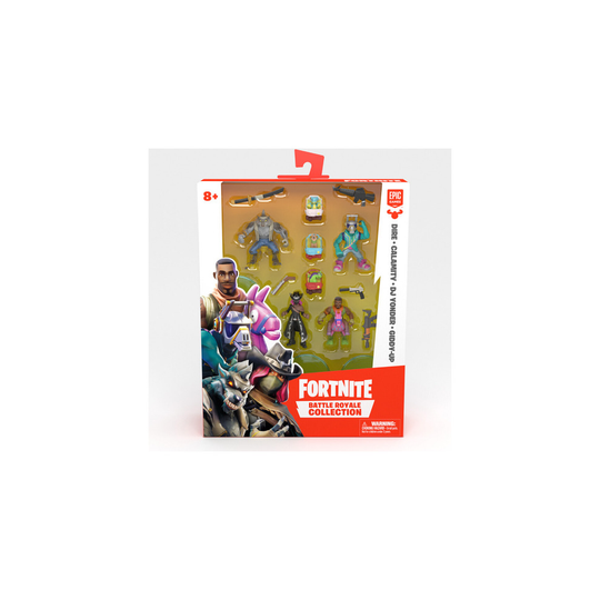 Fortnite Battle Royale Figure Pack Dire, Calamity, DJ Yonder, Giddy Up
