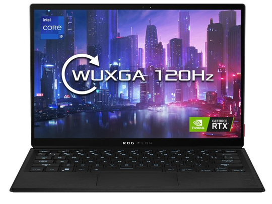 Asus Rog Flow GZ301ZE Gaming Laptop, Intel Core i9-12900H 2.5GHz, 16GB DDR5, 1TB M.2 NVMe, Nvidia GeForce Rtx 3050Ti 4GB, 13.4" Wuxga (1920 x 120