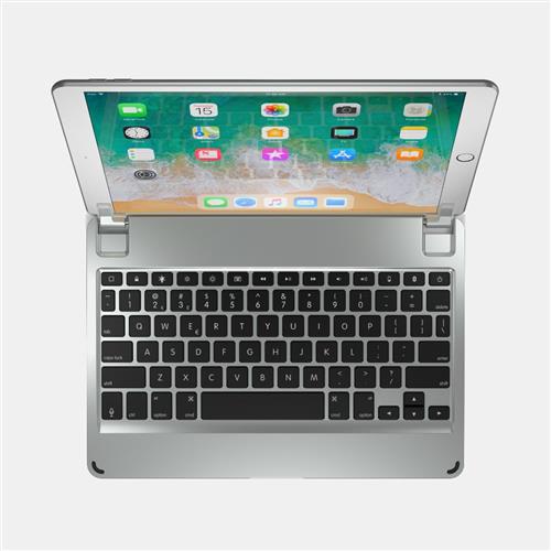 Brydge BRY8001-B mobile device keyboard Silver Bluetooth QWERTY English