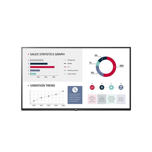 LG 65UL3G Digital A-board 165.1 cm (65") IPS Wi-Fi 400 cd/m 4K Ultra HD Black