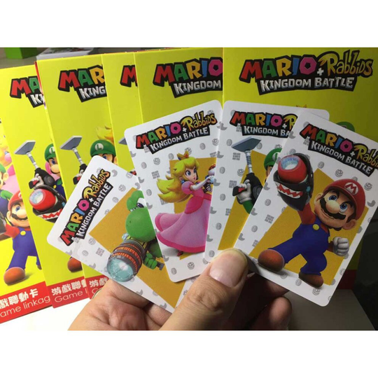 4PCS/Pack NFC TAG Cards for MARIO RabbiDS KINGDOM BATTLE NS Switch WII U