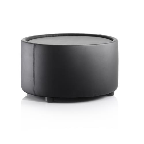 Neo Round Table Black Leather BR000096