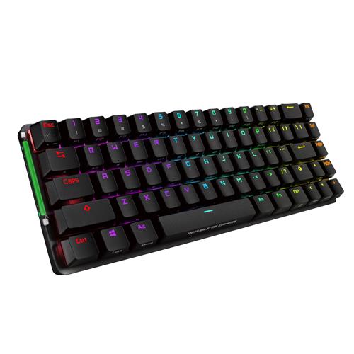 ASUS ROG Falchion keyboard RF Wireless + USB QWERTY UK English Black