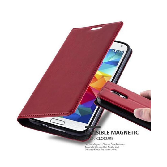 (APPLE RED) Cadorabo Case for Samsung Galaxy S5 / S5 NEO case cover