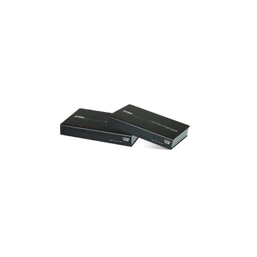 Aten VE813A AV extender AV transmitter & receiver Black