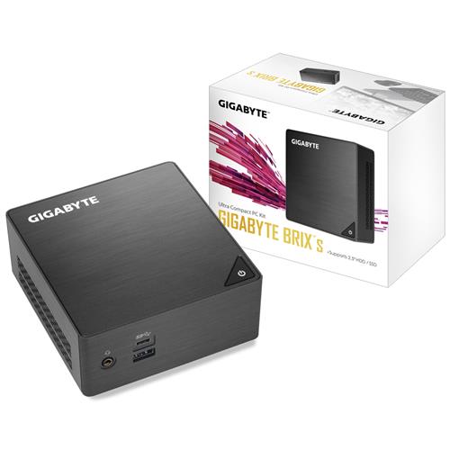 Gigabyte GB-BLCE-4105 PC/workstation barebone UCFF Black BGA 1090 J4105 1.5 GHz