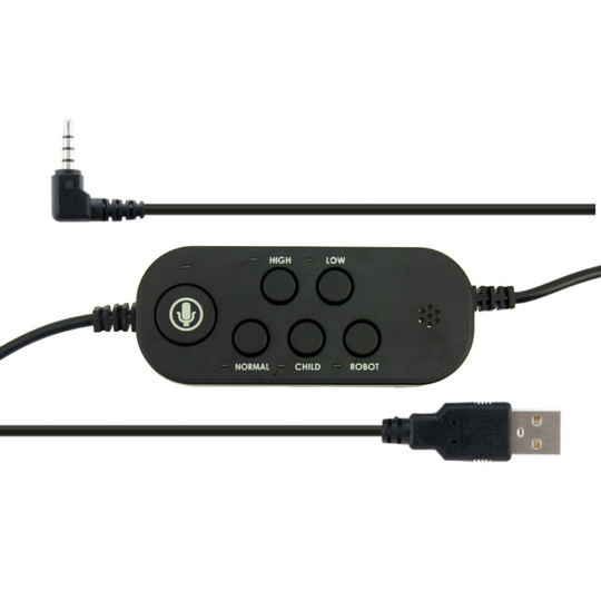 5 Button Voice Changer (3.5mm) for PS4, Smartphones, Xbox One