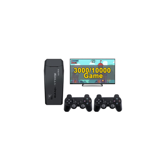 (64Gb-10000 Games) Wireless Video Game Console 4K HD TV Classic Retro